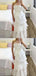 Pretty White A-line Long Party Prom Dresses To Impress,Evening Dress,13470