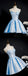 Blue Spaghetti Straps Short Homecoming Dresses,Cheap Short Prom Dresses,CM906