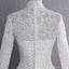 Cheap Long Sleeves High Neck Modest Wedding Dresses Online, Cheap Bridal Dresses, WD517