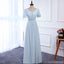 Cheap Pale Blue Floor Length Mismatched Chiffon Bridesmaid Dresses Online, WG538
