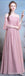 Chiffon Long Mismatched Dusty Pink Cheap Bridesmaid Dresses Online, WG509