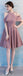 Dusty Pink Short Mismatched Simple Cheap Bridesmaid Dresses Online, WG510