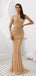 Gold Jewel Heavily Beaded Mermaid Evening Prom Dresses, Evening Party Prom Dresses, 12078