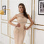 High Neck Cap Sleeves Heavily Beaded Sexy Mermaid Evening Prom Dresses, Evening Party Prom Dresses, 12094