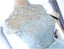 High Neckline Light Blue Cute Homecoming Prom Dresses, Affordable Short Party Prom Sweet 16 Dresses, Perfect Homecoming Cocktail Dresses, CM331