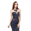Jewel Neck Sparkly Sequin Evening Prom Dresses, Evening Party Prom Dresses, 12104