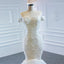 Off Shoulder Lace Mermaid Wedding Dresses, Cheap Wedding Gown, WD717