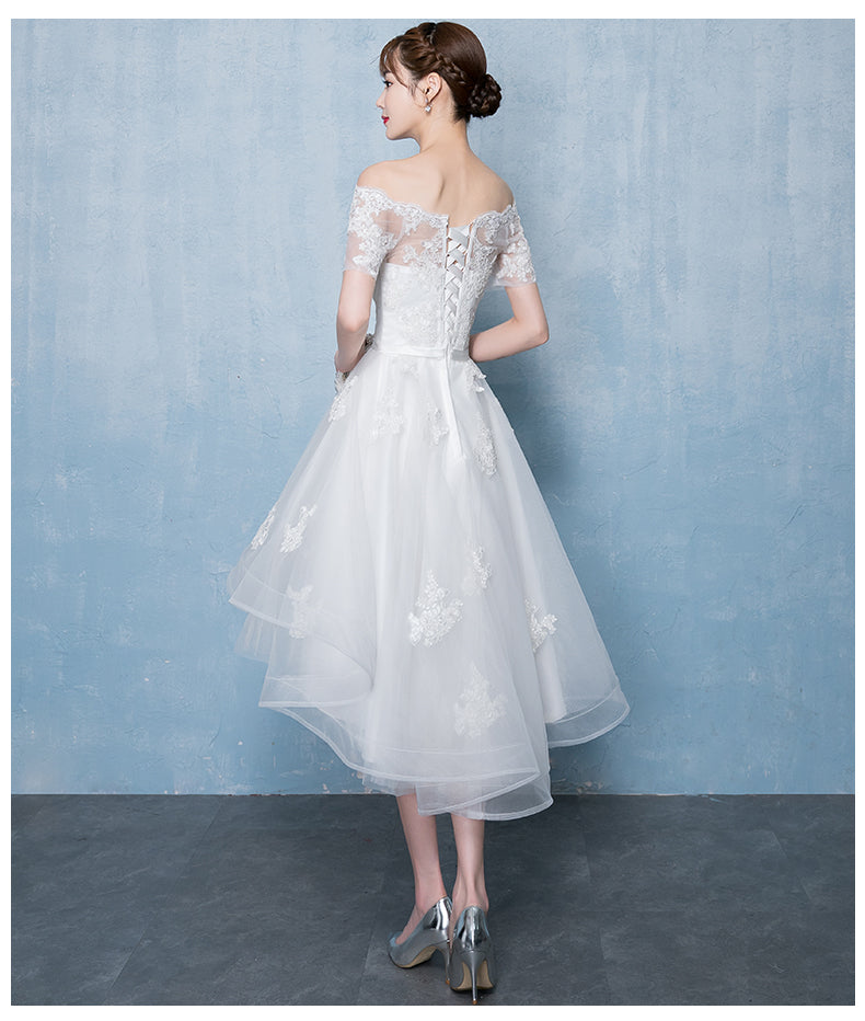 Off Shoulder Short Sleeves Homecoming Dresses,Cheap Short Prom Dresses,CM915