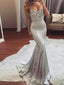 Popular Silver Sweetheart Mermaid Long Evening Prom Dresses, 17701