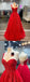 Red A-line One Shoulder Cheap Long Prom Dresses Online,12882