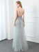 Sexy Backless Spaghetti Straps Red Long Evening Prom Dresses, Evening Party Prom Dresses, 12288