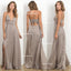 Sexy Simple Side Slit Deep V Neckline Long Evening Prom Dresses, Popular Cheap Long Party Prom Dresses, 17279