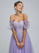 Sparkly A-line Short Sleeves Cheap Long Prom Dresses Online,12858