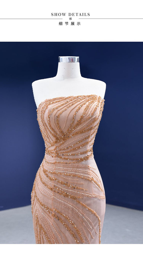 Sparkly Mermaid Sweetheart Beading Long Party Prom Dresses Online,12371