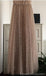 Straps Sparkly Gold A-line Long Evening Prom Dresses, Cheap Custom Sweet 16 Dresses, 18569