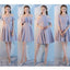Summer Gray Short Mismatched Custom Cheap Bridesmaid Dresses Online, WG507