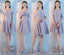 Summer Gray Short Mismatched Custom Cheap Bridesmaid Dresses Online, WG507