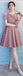 Unique Dusty Pink Short Mismatched Simple Cheap Bridesmaid Dresses Online, WG511
