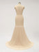 V Neck Side Slit Ruffle Chiffon Cheap Bridesmaid Dresses Online, WG586