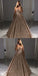 V Neck Sparkly Sequin A-line Long Evening Prom Dresses With Pockets, Cheap Custom Party Prom Dresses, 18606