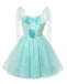 Cute Blue A-line Long Sleeves Mini Short Prom Homecoming Dresses Online,CM1001