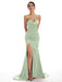 Mismatched Sage Mermaid Maxi Long Bridesmaid Dresses For Wedding Party,WG1636