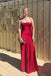 Simple Red Mermaid Long Party Prom Dresses To Impress,Evening Dress,13469