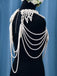 Beautiful Handmade Pearl Shawl Shoulder Chain, VG39