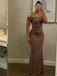 Sexy Brown Mermaid Maxi Long Party Prom Dresses To Impress,Evening Dress,13363