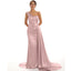 Sexy Mermaid One Shoulder Vintage Mauve Cheap Bridesmaid Dresses Gown Online,WG947