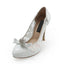 High Heels Pointed Toe White Lace Sexy Wedding Bridal Shoes, S022