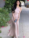 Pretty Pink One Shoulder Maxi Long Party Prom Dresses,Evening Dress,13383