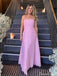 Gorgeous Pink A-line Long Party Prom Dresses To Impress,Evening Dress,13544