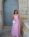 Gorgeous Pink A-line Long Party Prom Dresses To Impress,Evening Dress,13554