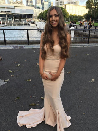 Sexy Mermaid Sweetheart Strapless Maxi Long Party Prom Dresses, Evening Dress,13191