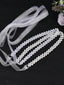 Simple Elegant Pearl Brides Sash For Wedding,S34