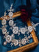 Sparkly Heavy Industry Creative 3D Rhinestone Flower Headband Wedding Dress Accessories, HP440