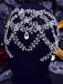 Sparkly Luxury Rhinestone Cross Headwear with Forehead Hair Accessories for Women, HP471