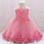 Sweet Champagne A-line Long Flower Girl Dresses, Cute Little Girl Dresses, FG102