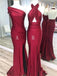 Cheap Red Mismatched Cheap Custom Long Bridesmaid Dresses, WG238