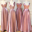 Mismatched Dusty Rose Cheap Bridesmaid Dresses Online, WG772