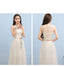 Mismatched Lace Tulle Long Bridesmaid Dresses, Cheap Custom Long Bridesmaid Dresses, Affordable Bridesmaid Gowns, BD009