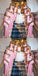 Mismatched Pink Mermaid Cheap Long Bridesmaid Dresses Online,WG1341