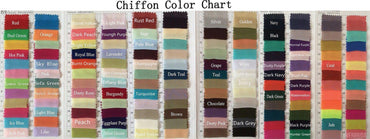 Mismatched Pretty Cheap Chiffon Side Split Floor-Length Formal High Quality Custom Make Bridesmaid Dresses, WG170