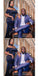 Navy Blue Mermaid Short Sleeves Cheap Long Bridesmaid Dresses,WG1357