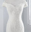 Off Shoulder Lace Mermaid Cheap Wedding Dresses Online, Cheap Bridal Dresses, WD501