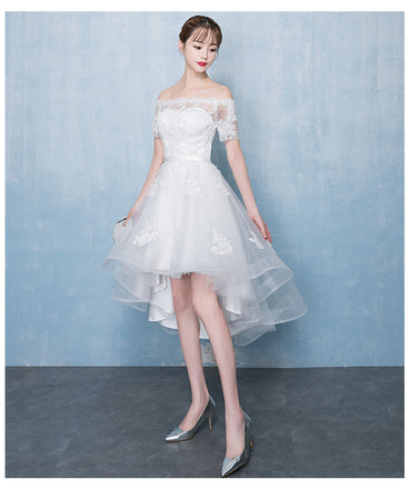 Off Shoulder Short Sleeves Homecoming Dresses,Cheap Short Prom Dresses,CM915