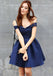 Off Shoulder Simple Cheap Short Homecoming Dresses Online, CM629