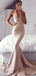 Sexy Mermaid Simple Halter Long Evening Prom Dresses, Evening Party Prom Dresses, 12344