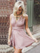 Simple Dusty Pink Sexy Casual Cheap Homecoming Dresses Under 100, CM542